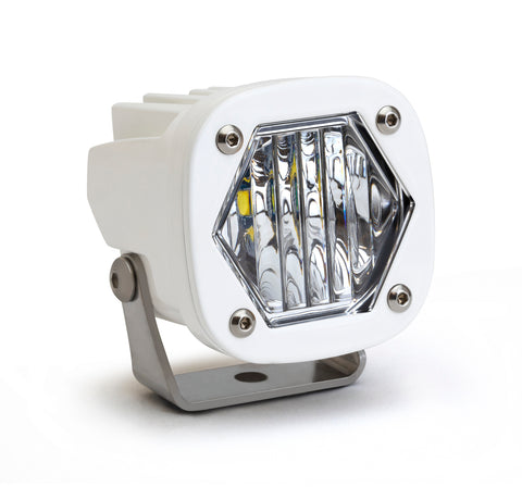 S1 White LED Light Pod (Wide Cornering; Clear)