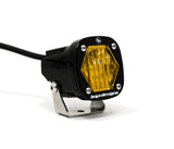S1 Black LED Light Pod (Wide Cornering; Baja Amber)
