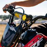 Moto Electric Start Pit Bike S1 Auxiliary Light Kit (Wide Cornering; Clear)