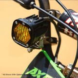 Moto Electric Start Pit Bike S1 Auxiliary Light Kit (Wide Cornering; Baja Amber)