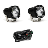 S1 Black LED Auxiliary Light Pod Pair