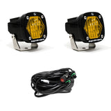 S1 Black LED Auxiliary Light Pod Pair