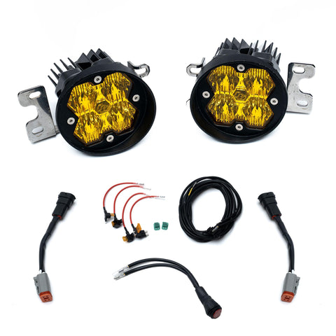 Toyota Tacoma (12-23)  Tundra (14-21)  4Runner 10-24)  Fog Pocket Kit  Squadron Sport 2.0  Baja Amber  WC