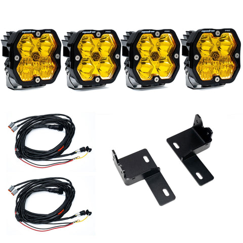Squadron 2.0 Pro Behind-the-Grille Light Kit - Toyota 2025-26 4Runner (Multi Pattern; Baja Amber)