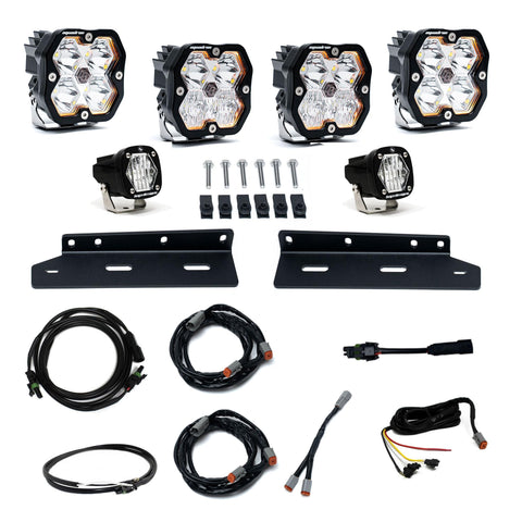Squadron 2.0 Sport/S1 Fog Pocket Light Kit - Ford 2021-26 F-150 Raptor (Multi Pattern; Clear)