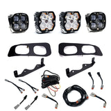 Squadron 2.0 Sport/Squadron SAE Dual Fog Pocket Light Kit - Ford 2023-26 F-250/350 Super Duty (Multi Pattern; Clear; Toggle)