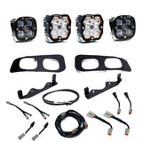 Squadron 2.0 Sport/Squadron SAE Dual Fog Pocket Light Kit - Ford 2023-26 F-250/350 Super Duty (Multi Pattern; Clear; Upfitter)