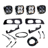 Ford Super Duty (23-26)  Dual Fog Pocket Kit Upfitter  Squadron Pro/SAE 2.0  Clear  SAE Fog