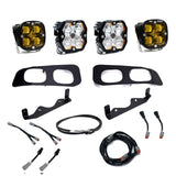Ford Super Duty (23-26)  Dual Fog Pocket Kit Upfitter  Squadron Pro/SAE 2.0  Baja Amber  SAE Fog