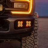 Ford Super Duty (23-26)  Dual Fog Pocket Kit Upfitter  Squadron Pro 2.0  Clear  Multi Patterns