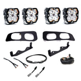 Ford Super Duty (23-26)  Dual Fog Pocket Kit Upfitter  Squadron Sport 2.0  Clear  Multi Patterns