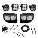 2020-2022 Ford Super Duty  Dual Fog Pocket Kit  Squadron 2.0 Pro/SAE  Clear  SAE/Pro DC