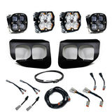 2020-2022 Ford Super Duty  Dual Fog Pocket Kit Upfitter  Squadron Pro/SAE 2.0  Clear  SAE Fog