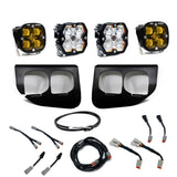 2020-2022 Ford Super Duty  Fog Pocket Kit Upfitter  Squadron Pro/SAE 2.0  Baja Amber  SAE Fog