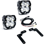 2018-2026 Jeep JL/JT  20-26 Gladiator  A-Pillar Sportsmen Kit  Squadron 2.0  Clear  Spot