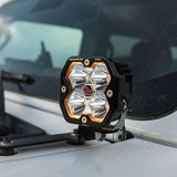 2018-2025 Jeep JL/JT   (18-26)  A-Pillar Kit  Squadron Pro 2.0  Clear  Spot