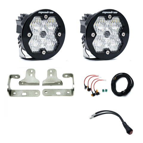 2018-2026 Jeep JL/JT  20-26 Gladiator  Fog Pocket Kit  Squadron-R Sport 2.0  Clear  WC