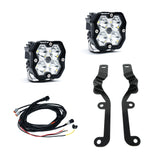 2019-2024 Chevy Silverado 1500  A-Pillar Kit  Squadron Sport 2.0  Clear  Spot
