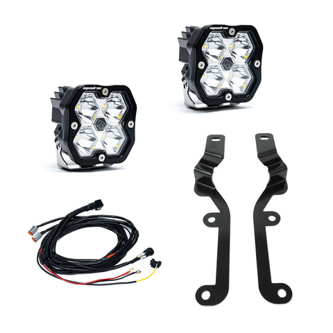 2019-2024 Chevy Silverado 1500  A-Pillar Kit  Squadron Sport 2.0  Clear  Spot