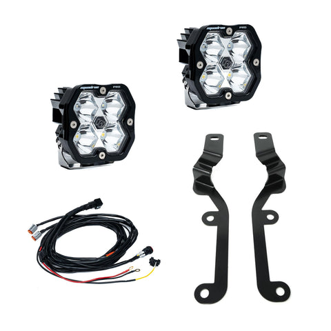 2019-2024 Chevy Silverado 1500  A-Pillar Kit  Squadron Pro 2.0  Clear  Spot