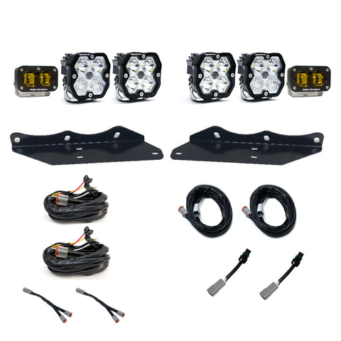 2017-2020 Ford Raptor  Fog Pocket Kit Sportsman  Squadron SAE 2.0/S2  Baja Amber  SAE Fog