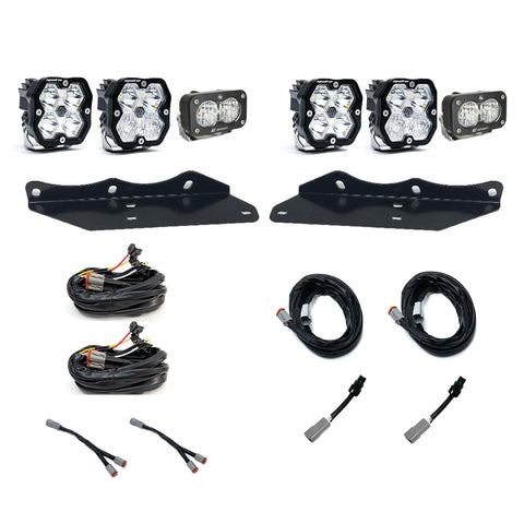 2017-2020 Ford Raptor  Fog Pocket Kit  Squadron Sport 2.0/S2  Clear  Multi Patterns