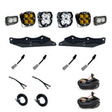 Ford  Raptor (17-20)  Squadron 2.0 Sport Spot Clear  Squadron 1.0 SAE Amber  S2 Sport W/C Clear  Fog Pocket Kit.