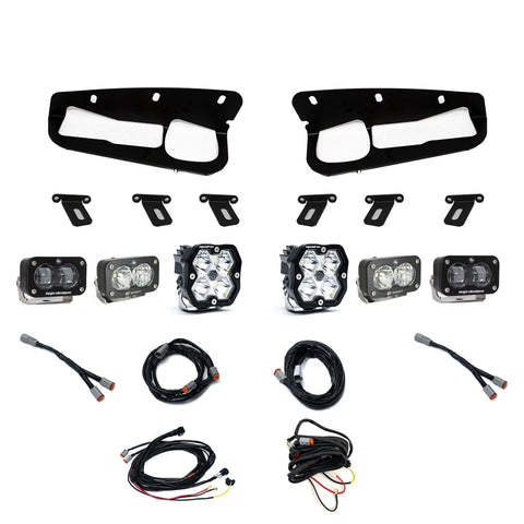 Ford  Bronco (21-26) S2 SAE Clear  S2 Sport D/C Clear  Squadron 2.0 Sport Clear Spot  Steel Bumper