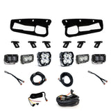 Ford  Bronco (21-26) S2 SAE Clear  S2 Sport D/C Clear  Squadron 2.0 Sport Clear Spot  Steel Bumper W/ Upfitter