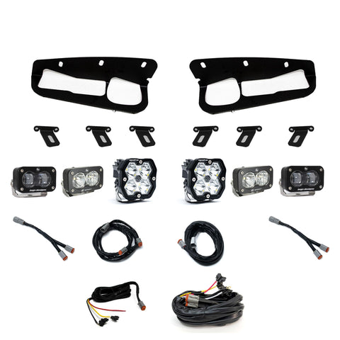 Ford  Bronco (21-26) S2 SAE Clear  S2 Sport D/C Clear  Squadron 2.0 Sport Clear Spot  Steel Bumper W/ Upfitter