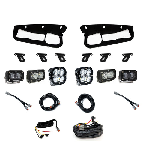 Ford  Bronco (21-26) S2 SAE Clear  S2 Pro D/C Clear  Squadron 2.0 Pro Spot Clear  FPK Steel Bumper W/ Upfitter