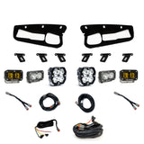 Ford  Bronco (21-26) S2 SAE Amber  S2 Sport D/C Clear  Squadron 2.0 Sport Clear Spot  Steel Bumper W/ Upfitter