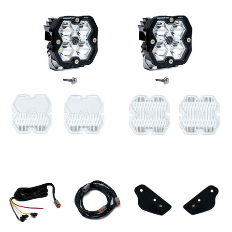 Ford Bronco (21-26)  Bronco Raptor (22-26)  A-Pillar Kit Upfitter  Squadron Pro 2.0  Clear  Spot