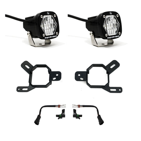 S1 Fog Pocket Light Kit - GMC/Chevy 2023-2026 Canyon/Colorado; 2024-2026 Yukon  2500/3500; 2022-2026 Sierra 1500 AT4-X (Clear)