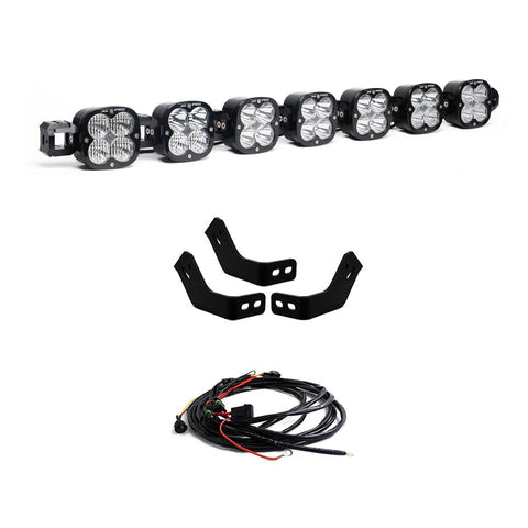 Toyota 7XL Pro Linkable Roof Light Bar Kit For Prinsu Rack  - '10-24 4Runner; '07-14 FJ Cruiser; '05-23 Tacoma; '07-21 Tundra (Multi-Pattern; Clear)