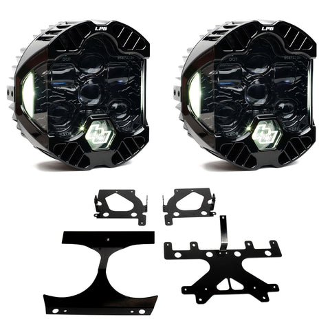 DOT LP6 LED Headlight Kit - 2015-2024 Harley Davidson Road Glide (White)