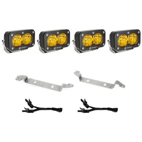 S2 Sport OEM Fog Light Replacement Kit - 2025-2026 Toyota 4Runner  Non-TRD Pro (Baja Amber)