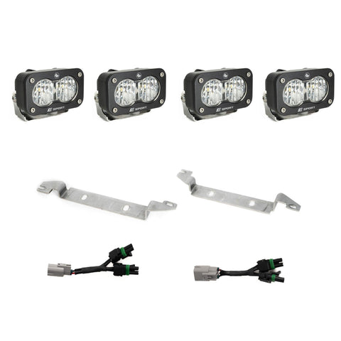 S2 Sport OEM Fog Light Replacement Kit - 2024-2026 Toyota Tacoma NOTE: TRD Pro/Trailhunter (Clear)