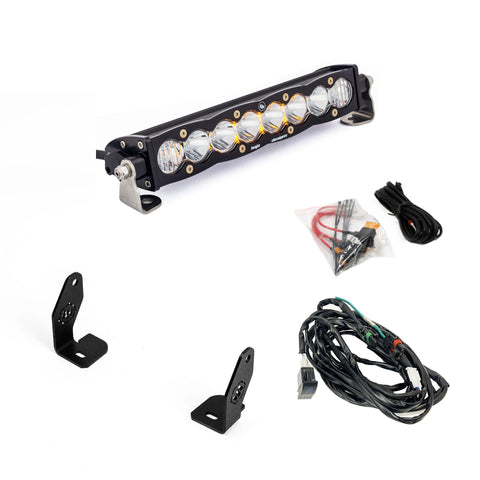 S8 10" Light Bar Hood Mount Kit - Polaris 2025 RZR Pro-R; Pro-S; Pro-XP  Clear