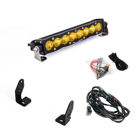 S8 10" Light Bar Hood Mount Kit - Polaris 2025 RZR Pro-R; Pro-S; Pro-XP  Baja Amber