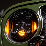 DOT LP6 LED Headlight Kit - Jeep 2018-2026 Wrangler JL; 2020-2026 Gladiator JT; NOTE W/LED Headlights (Amber)