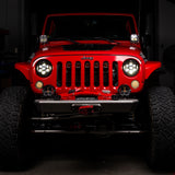 DOT LP6 LED Headlight Kit - Jeep 2007-2018 Wrangler JK; NOTE: W/LED Headlights (White)