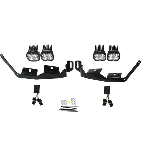 Squadron Unlimited Headlight Kit - '18-21 RZR RS1; '14-21 RZR XP 1000; '18-21 RZR XP Turbo-S (Multi-Pattern; Clear)