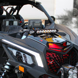 S8 10 Inch Shock Mount Kit - '17-24 Maverick X3 (Driving/Combo; Clear)