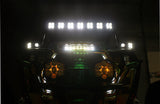 S8 10 Inch Hood Mount Kit - '19-21 RZR XP Turbo; '18-21 RZR Turbo S (Driving/Combo  Clear)