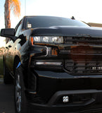 Squadron SAE Fog Pocket Kit - '19-22 Silverado 1500 / '20-22 2500HD/3500HD (SAE Fog; Baja Amber)