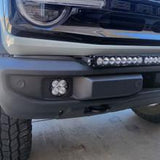 Squadron Pro Fog Pocket Kit - '19-23 Ranger; '21-25 Bronco W/ OE Plastic Bumper (Wide Cornering; Clear)