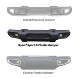 Squadron-R SAE Fog Pocket Kit - '20-26 Gladiator / '18-26 Wrangler JL; W/ OE Sport Bumper (SAE Fog; Clear)