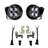 Squadron-R SAE Fog Pocket Kit - '10-24 4Runner; '12-23 Tacoma; '14-21 Tundra  '23-On Sequoia (SAE Fog; Clear)
