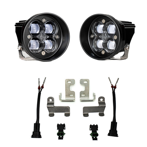 Squadron-R SAE Fog Pocket Kit - '10-24 4Runner; '12-23 Tacoma; '14-21 Tundra  '23-On Sequoia (SAE Fog; Clear)